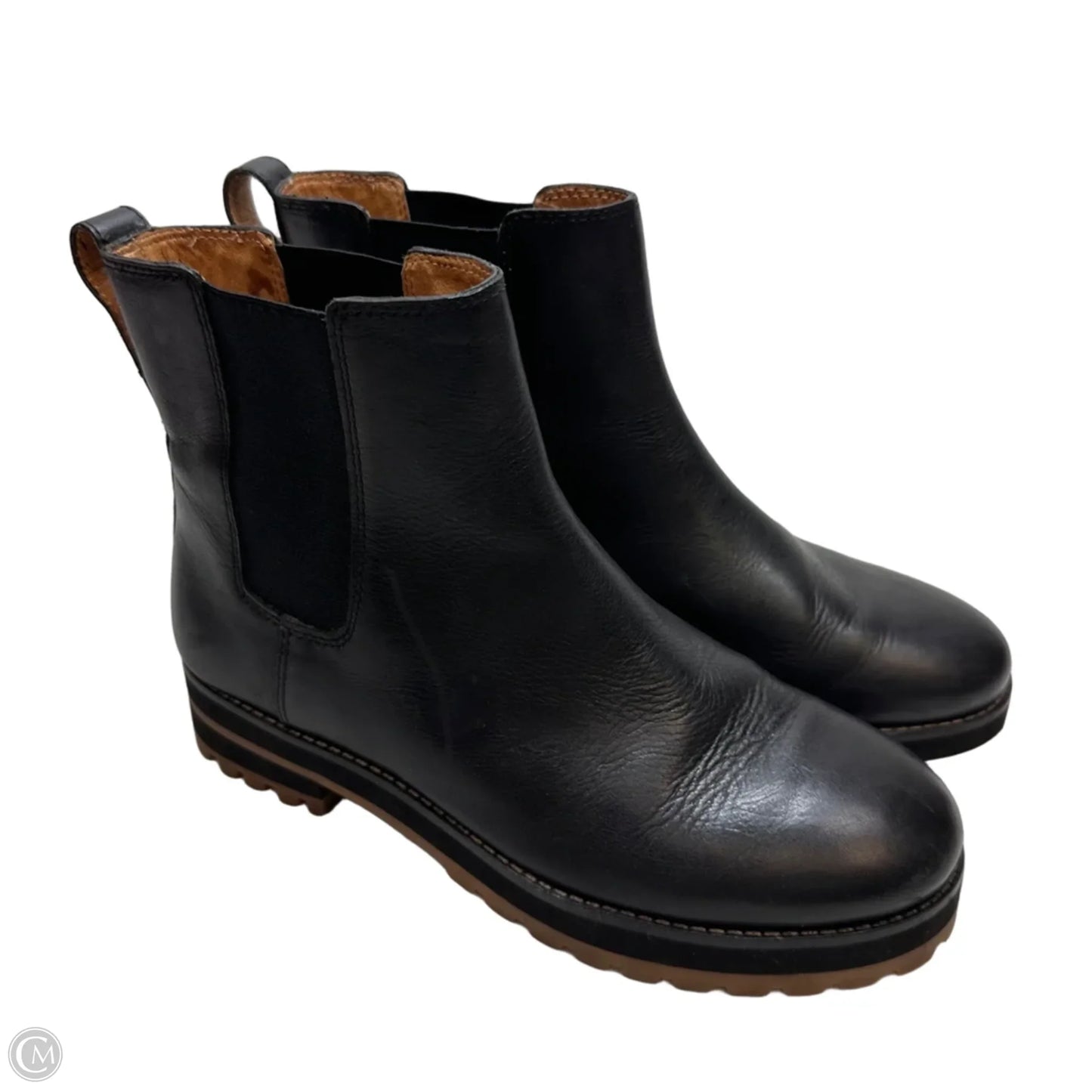 Boots Ankle Flats By Madewell In Black, Size: 8
