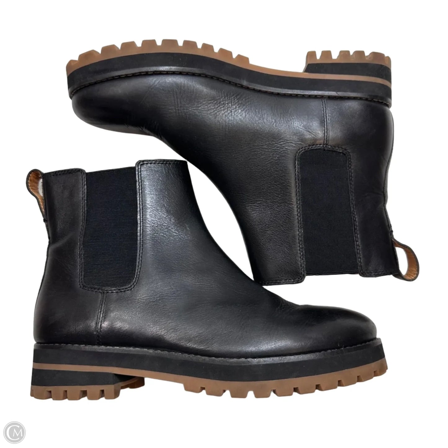 Boots Ankle Flats By Madewell In Black, Size: 8