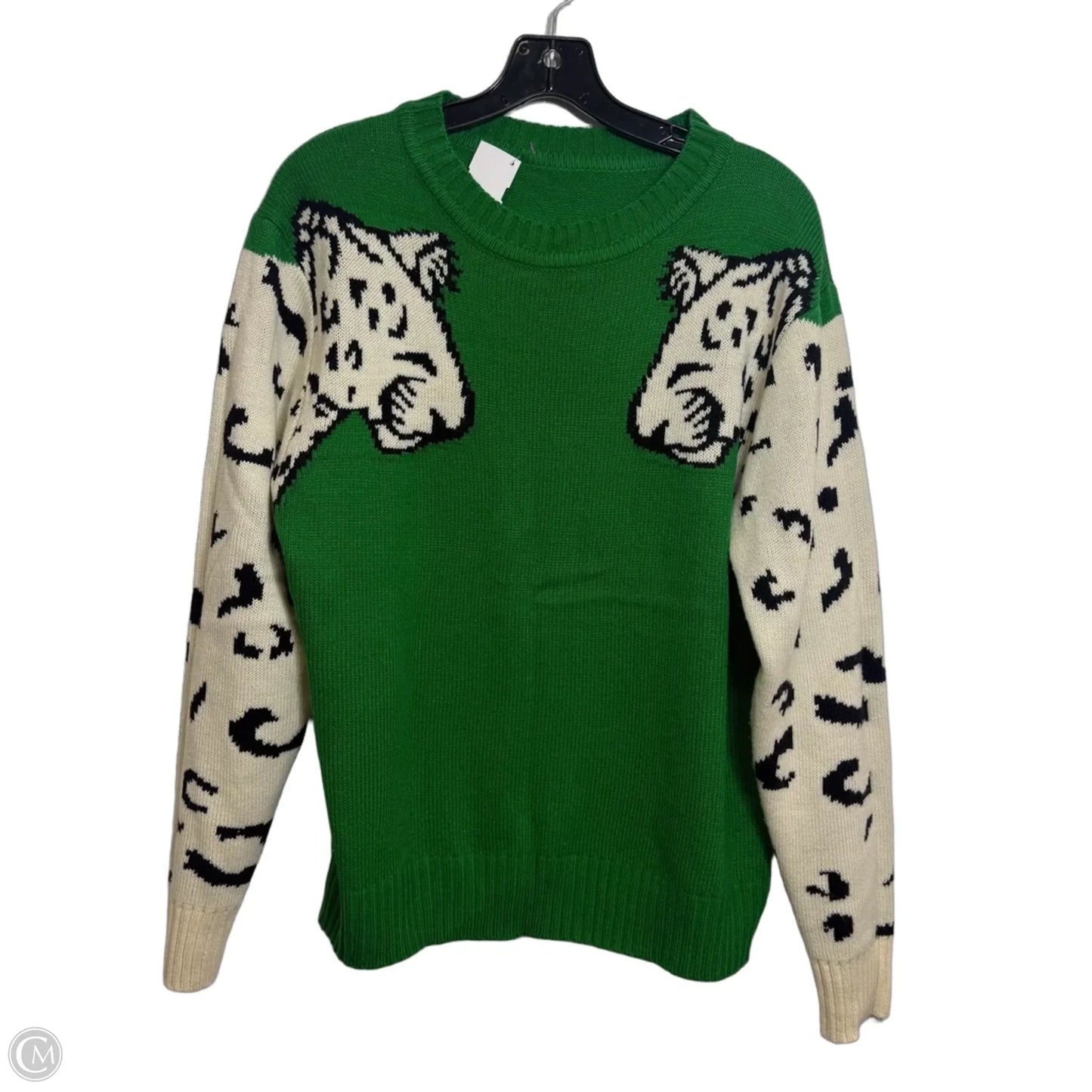Sweater By Clothes Mentor In Green, Size: L