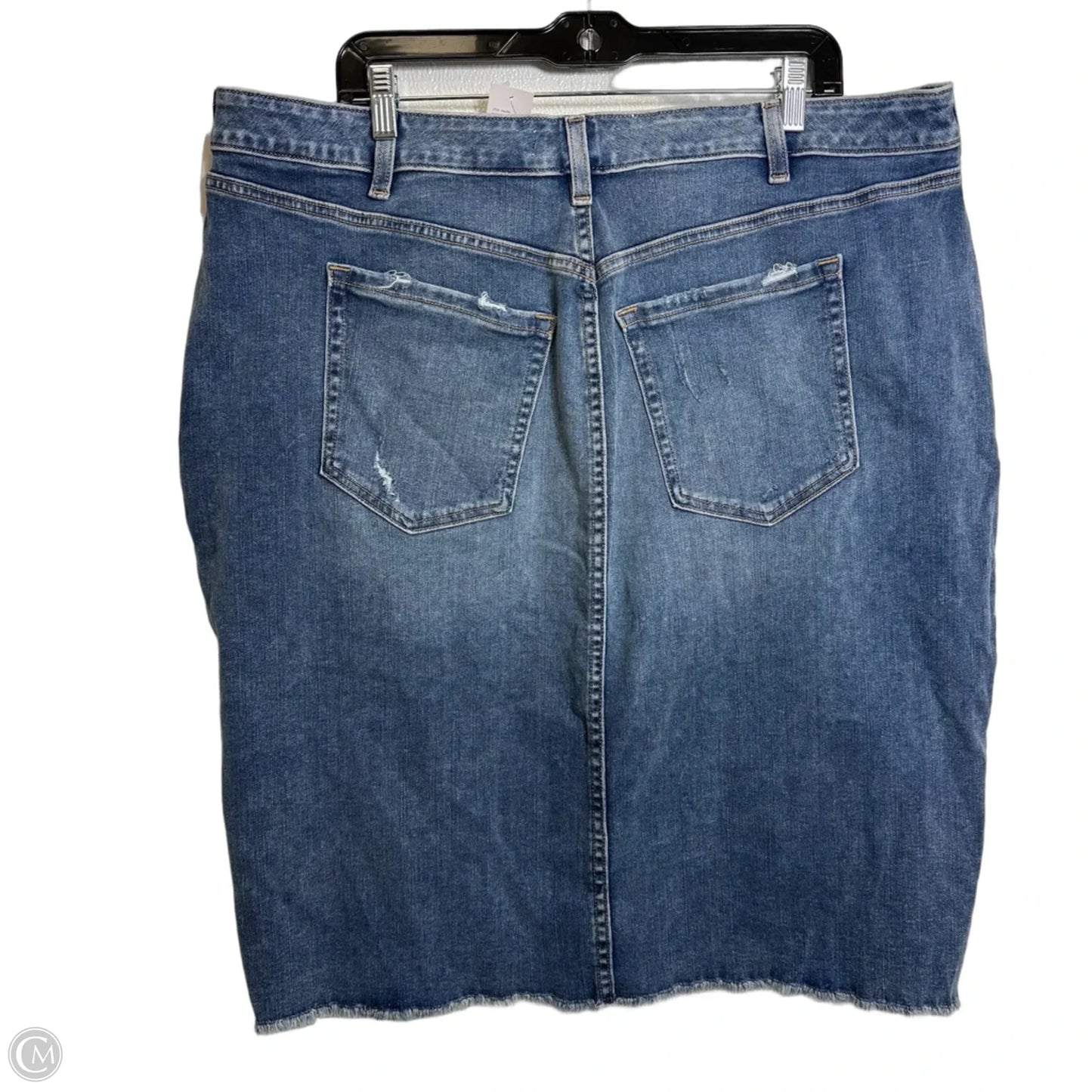 Skirt Mini & Short By Lane Bryant In Blue Denim, Size: 20