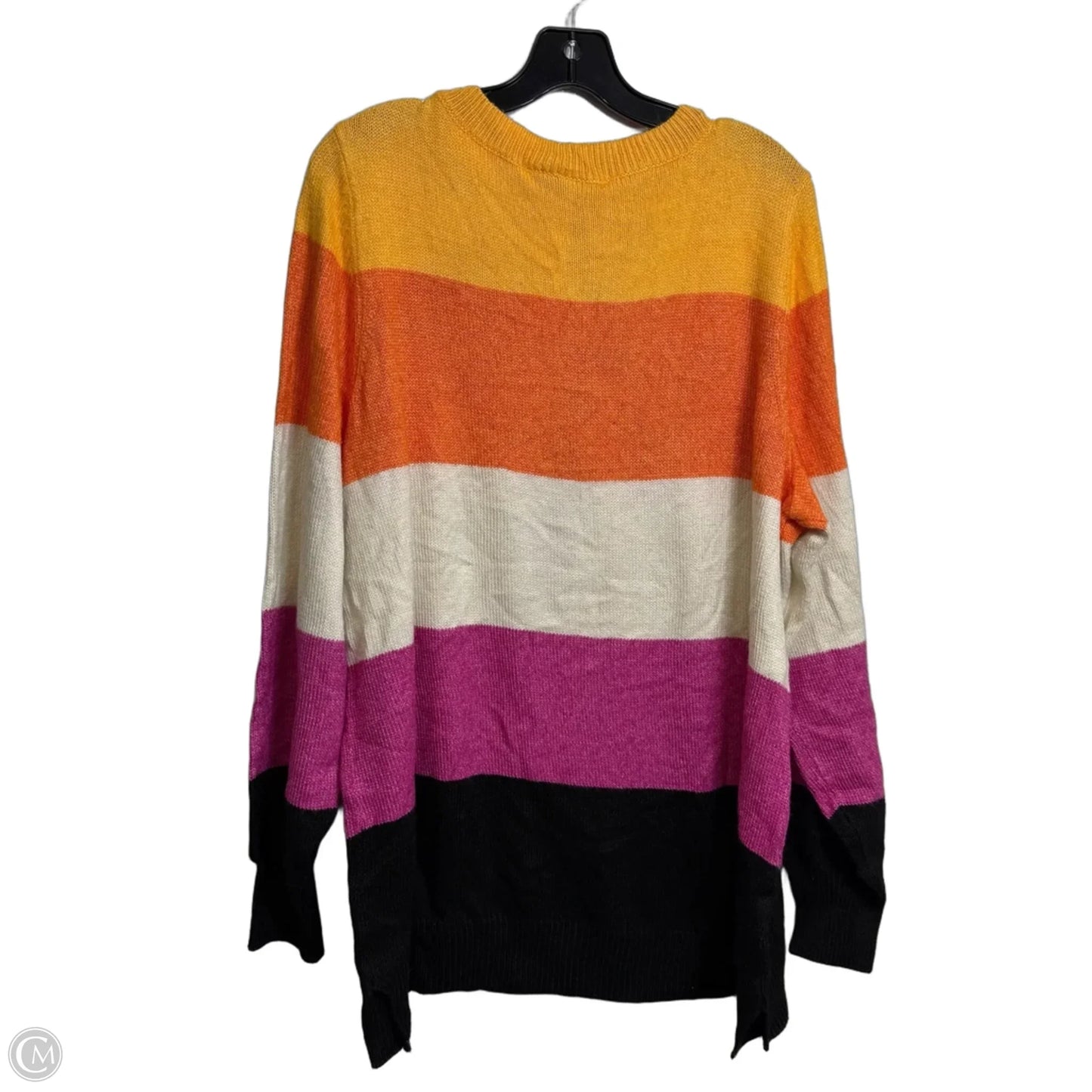 Sweater By Lane Bryant In Striped Pattern, Size: 18