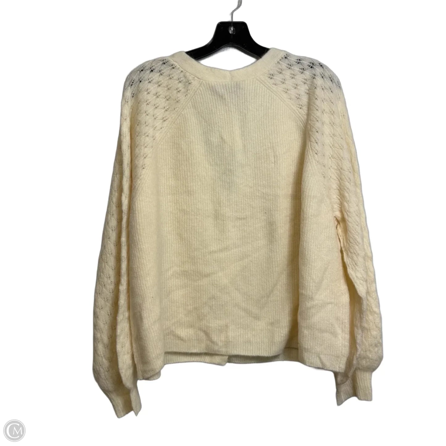 Cardigan By Lane Bryant In Cream, Size: 18