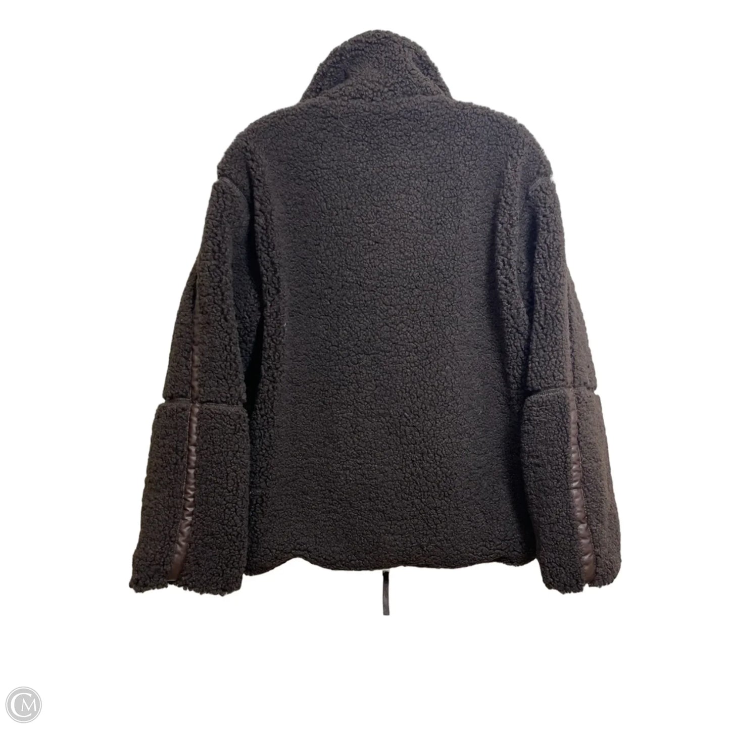Jacket Fleece By H&m In Brown, Size: S