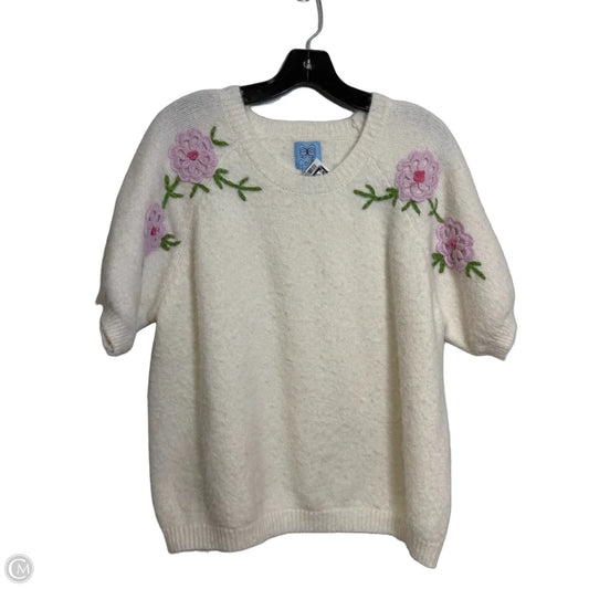Sweater By Cece In Floral Print, Size: M