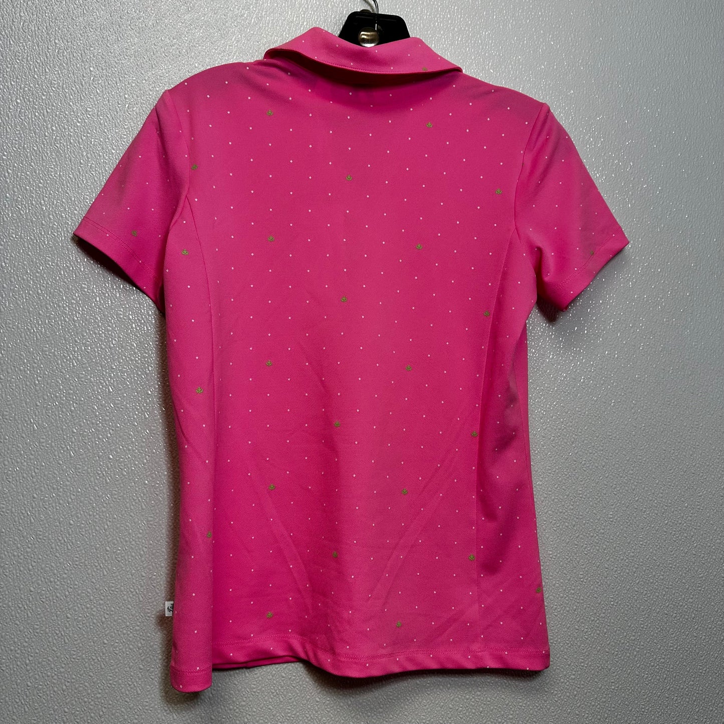 Pink Athletic Top Short Sleeve Lady Hagen, Size Xs