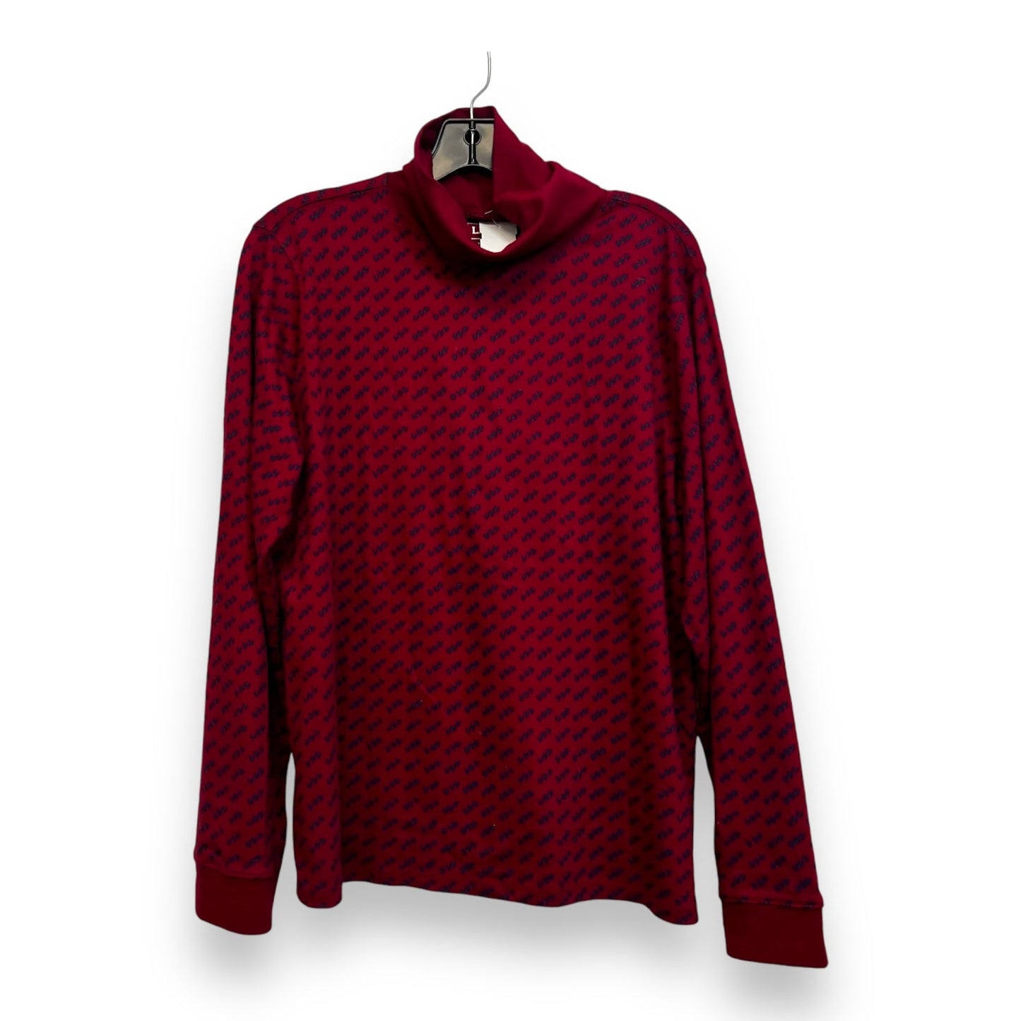 Top Long Sleeve Basic By Ll Bean In Red, Size: Xl