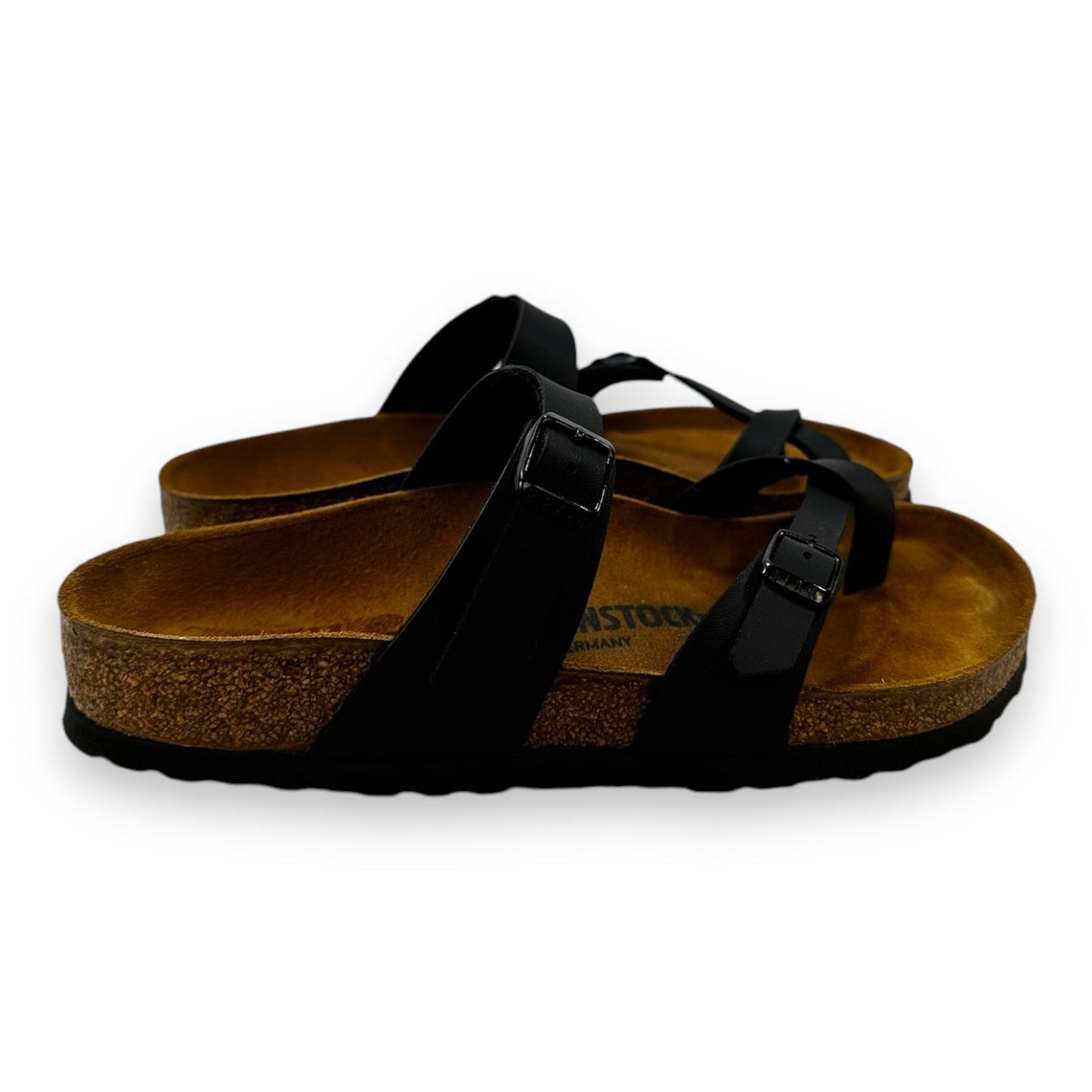 Sandals Flip Flops By Birkenstock In Black, Size: 7/38