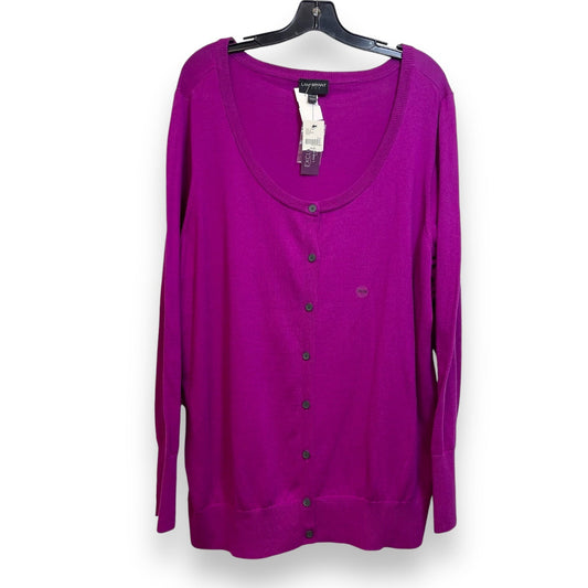 Cardigan By Lane Bryant In Purple, Size: 3x