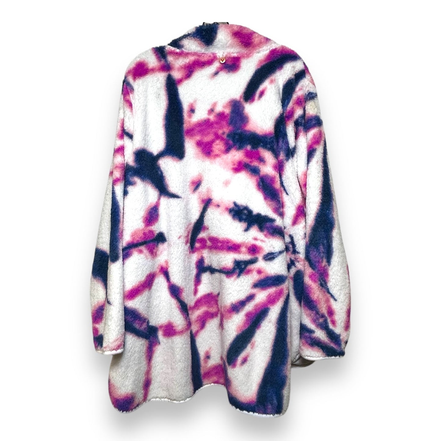 Athletic Sweatshirt Collar By Livi Active In Tie Dye Print, Size: 3x