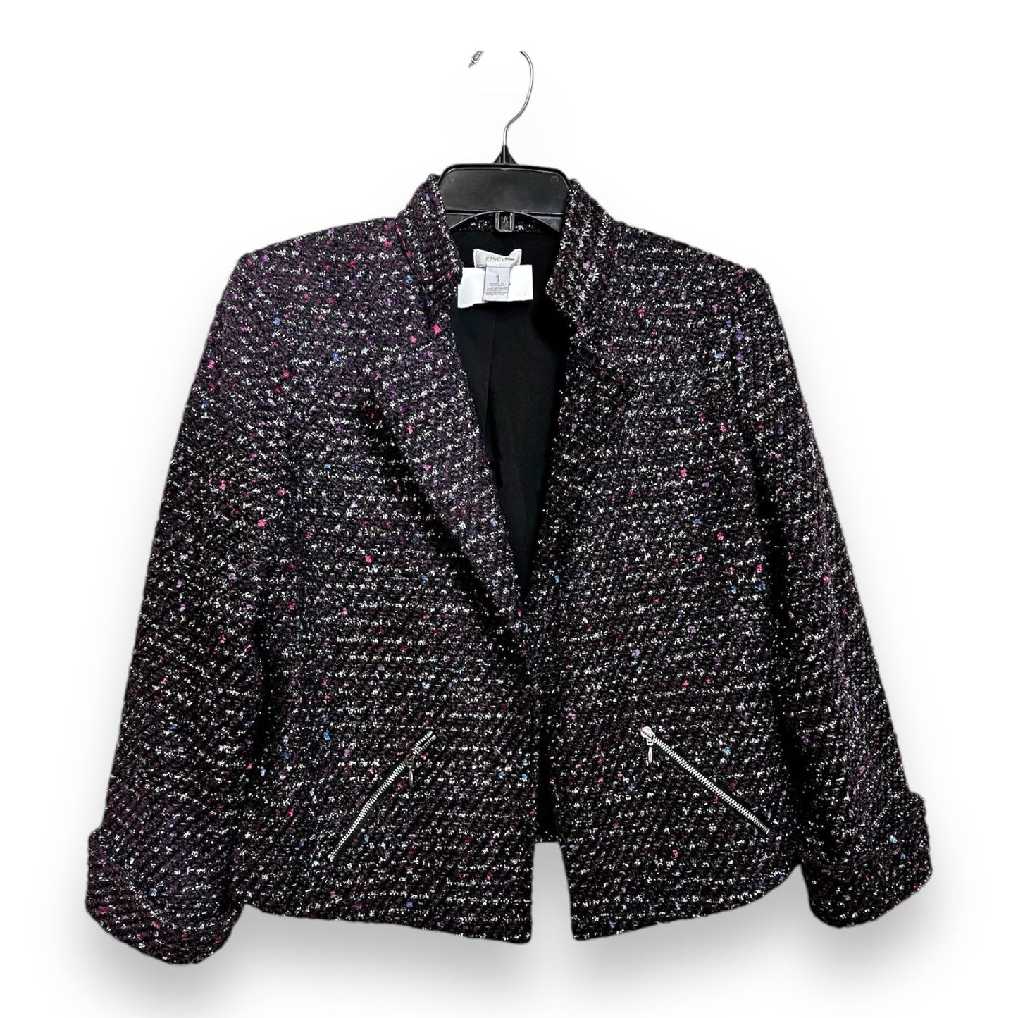 Blazer By Chicos In Multi-colored, Size: S