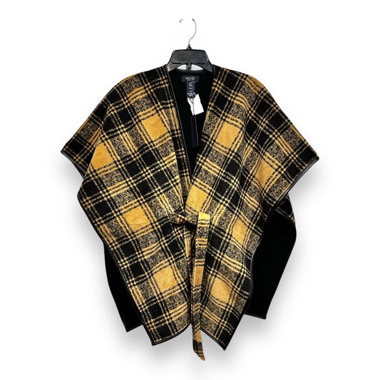 Poncho By Rachel Roy In Plaid Pattern, Size: S