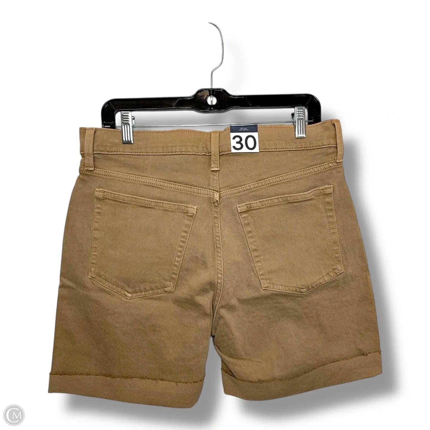 CHEEKY MIDI SHORT HIGH RISE Shorts By Gap In Tan, Size: 10