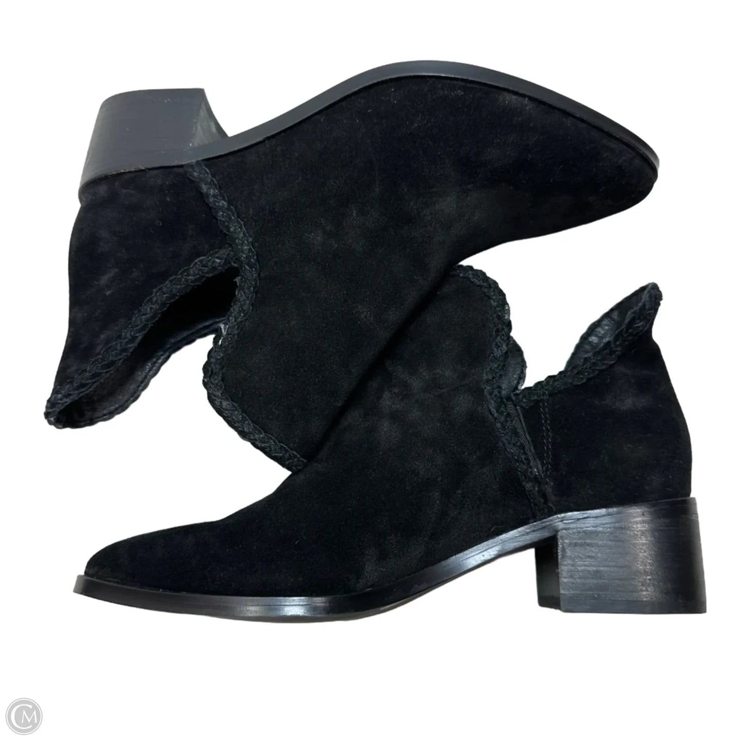 Boots Ankle Flats By Lucky Brand In Black, Size: 6.5