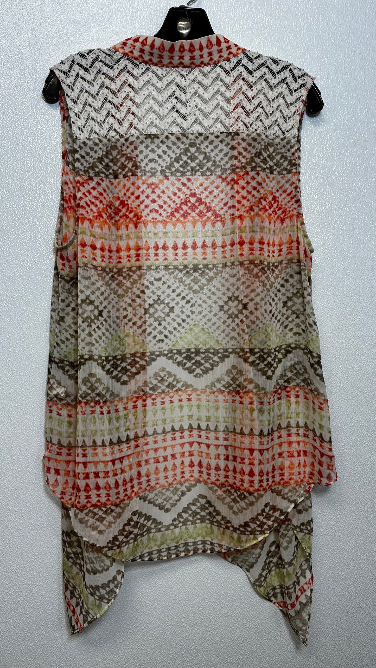 Print Cardigan Chicos O, Size L