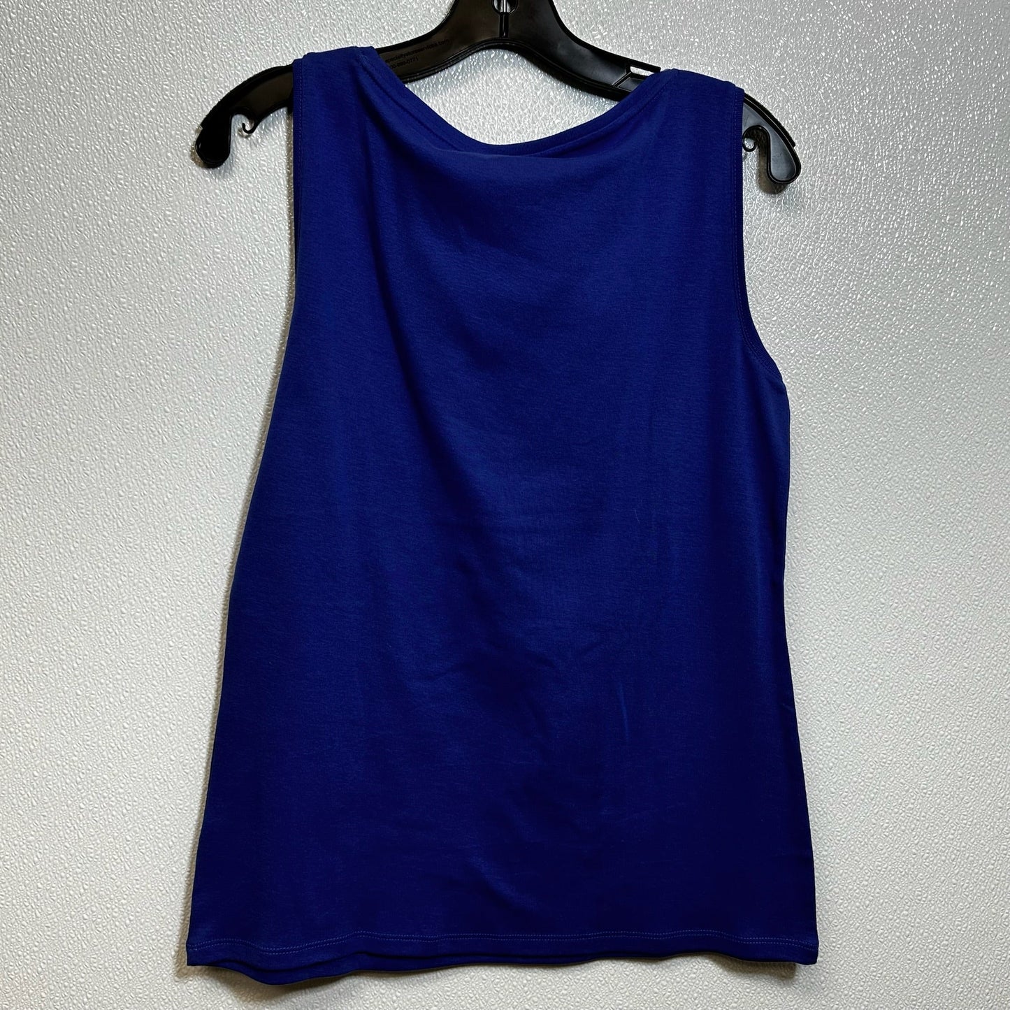 Royal Blue Top Sleeveless Basic Talbots O, Size M