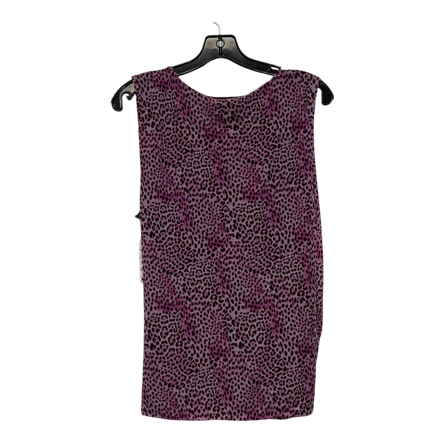 Top Short Sleeve By Inc O In Leopard Print, Size: Xl