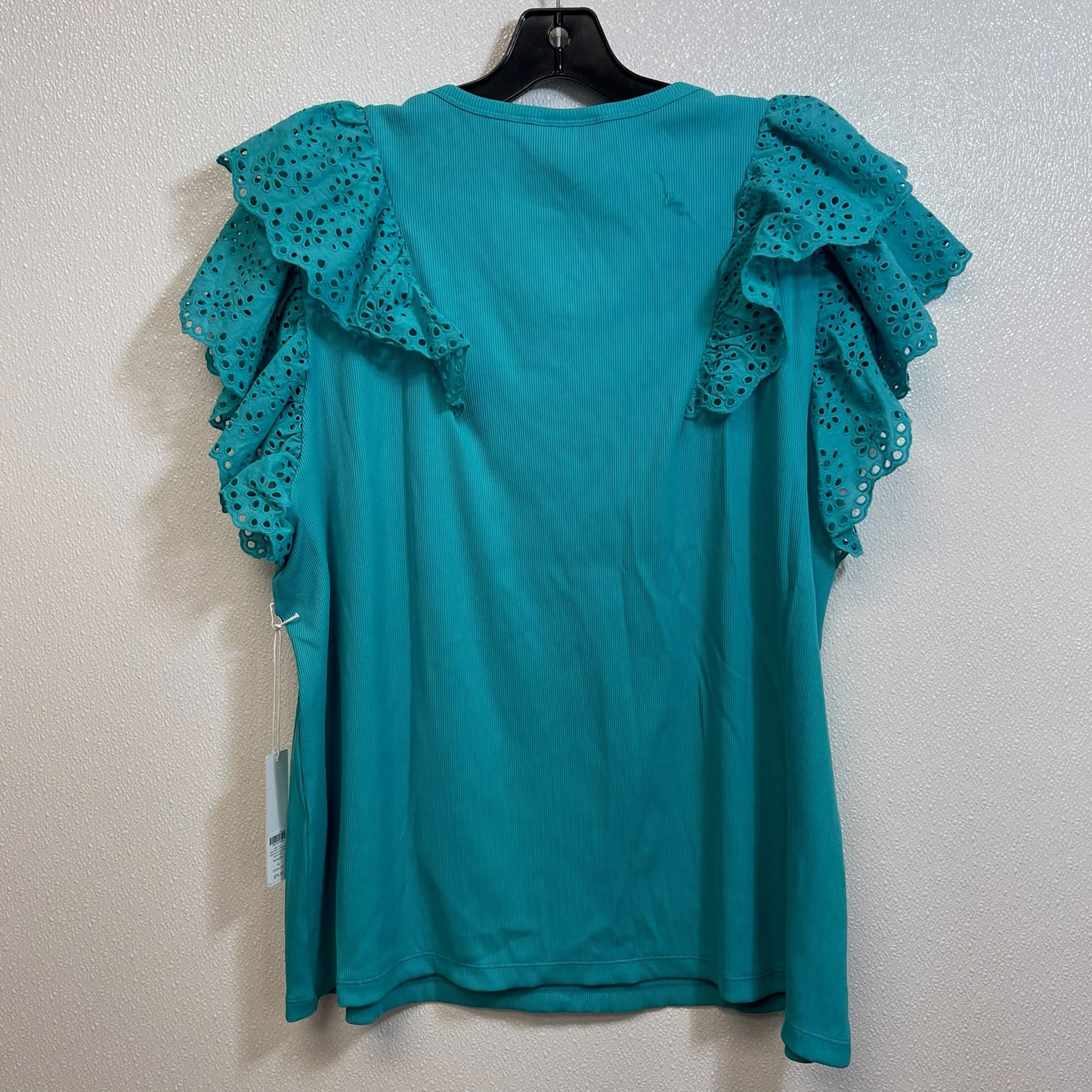 Turquoise Top Sleeveless Basic Chicos O, Size 4