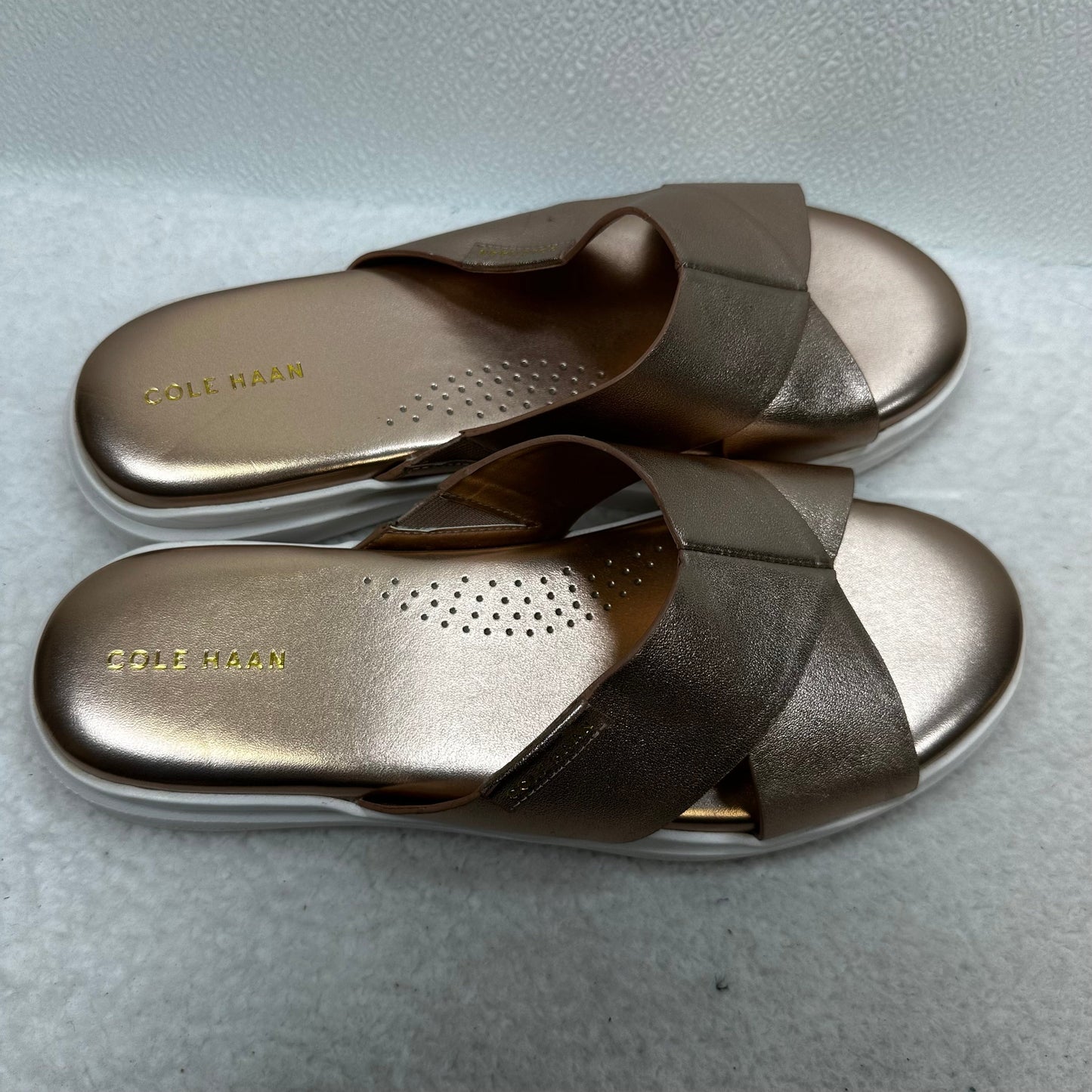 Sandals Flats By Cole-haan O In Copper, Size: 7.5