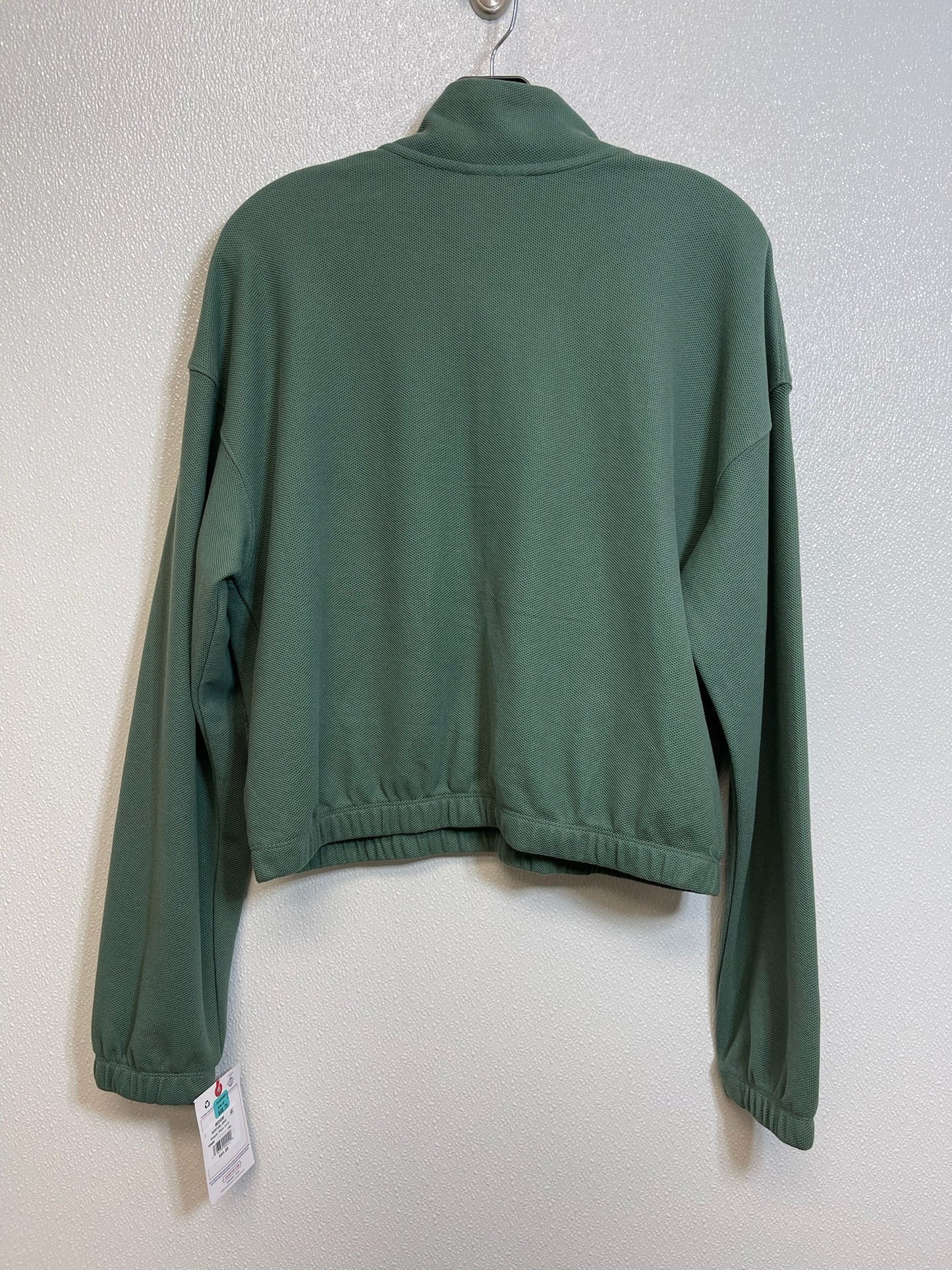 Top Long Sleeve By Champion In Green, Size: M