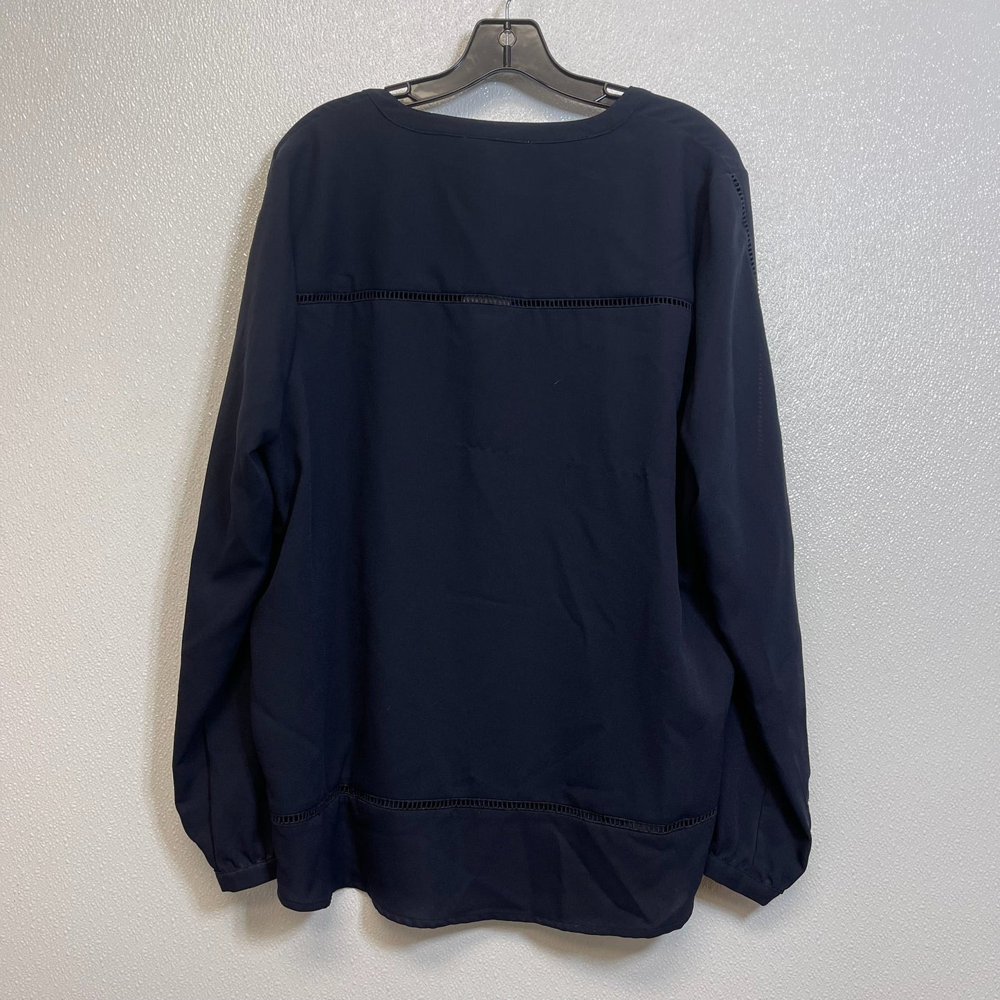 Top Long Sleeve By Michael By Michael Kors In Navy, Size: Xl