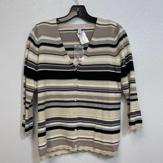 Cardigan By Isaac Mizrahi Live Qvc In Striped, Size: Xs