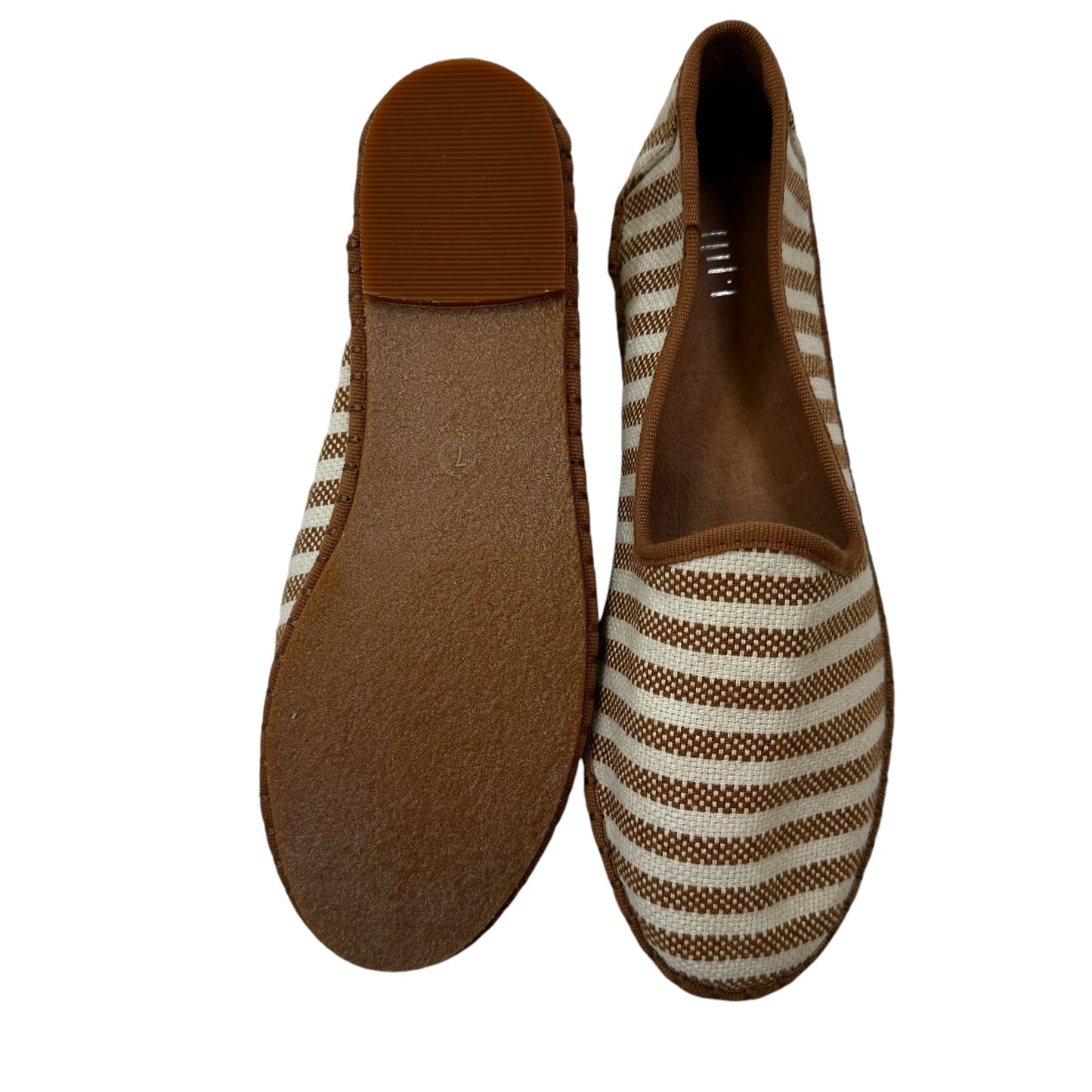 Shoes Flats By J Jill O In Striped, Size: 7