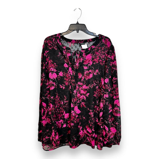 Top Long Sleeve By Torrid In Floral Print, Size: 3x