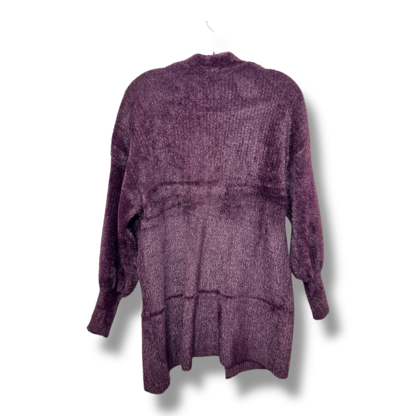 Cardigan By Express In Mauve, Size: Xs