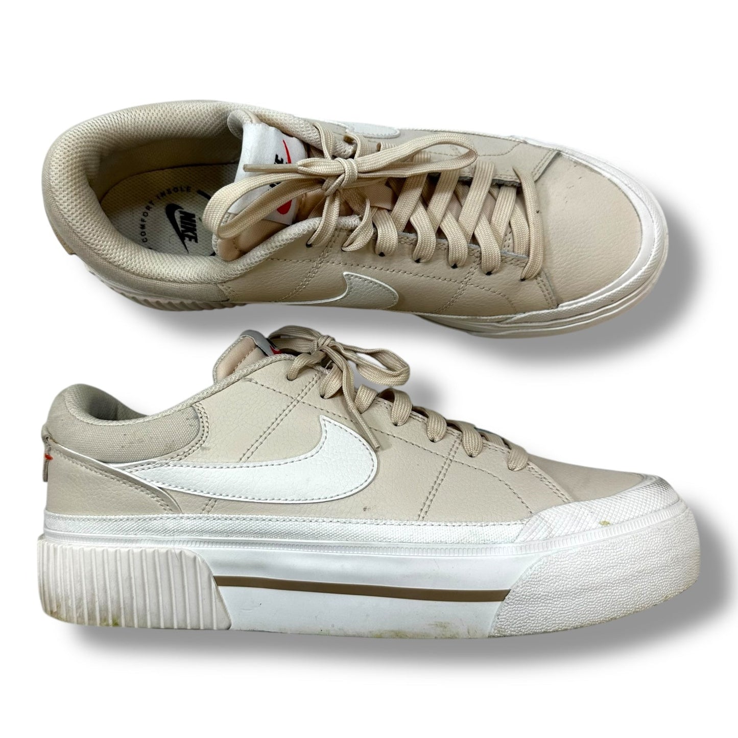 Shoes Athletic By Nike In Tan, Size: 10