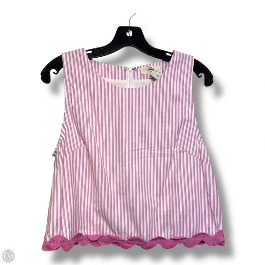 Top Sleeveless By Entro In Striped Pattern, Size: M