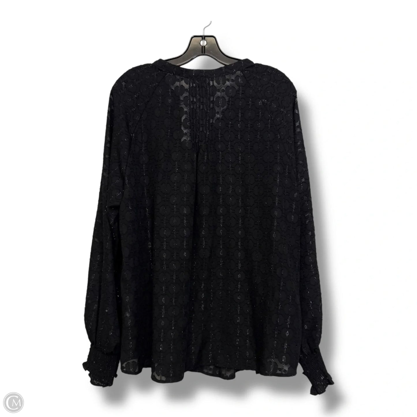 Top Long Sleeve By Torrid In Black, Size: L