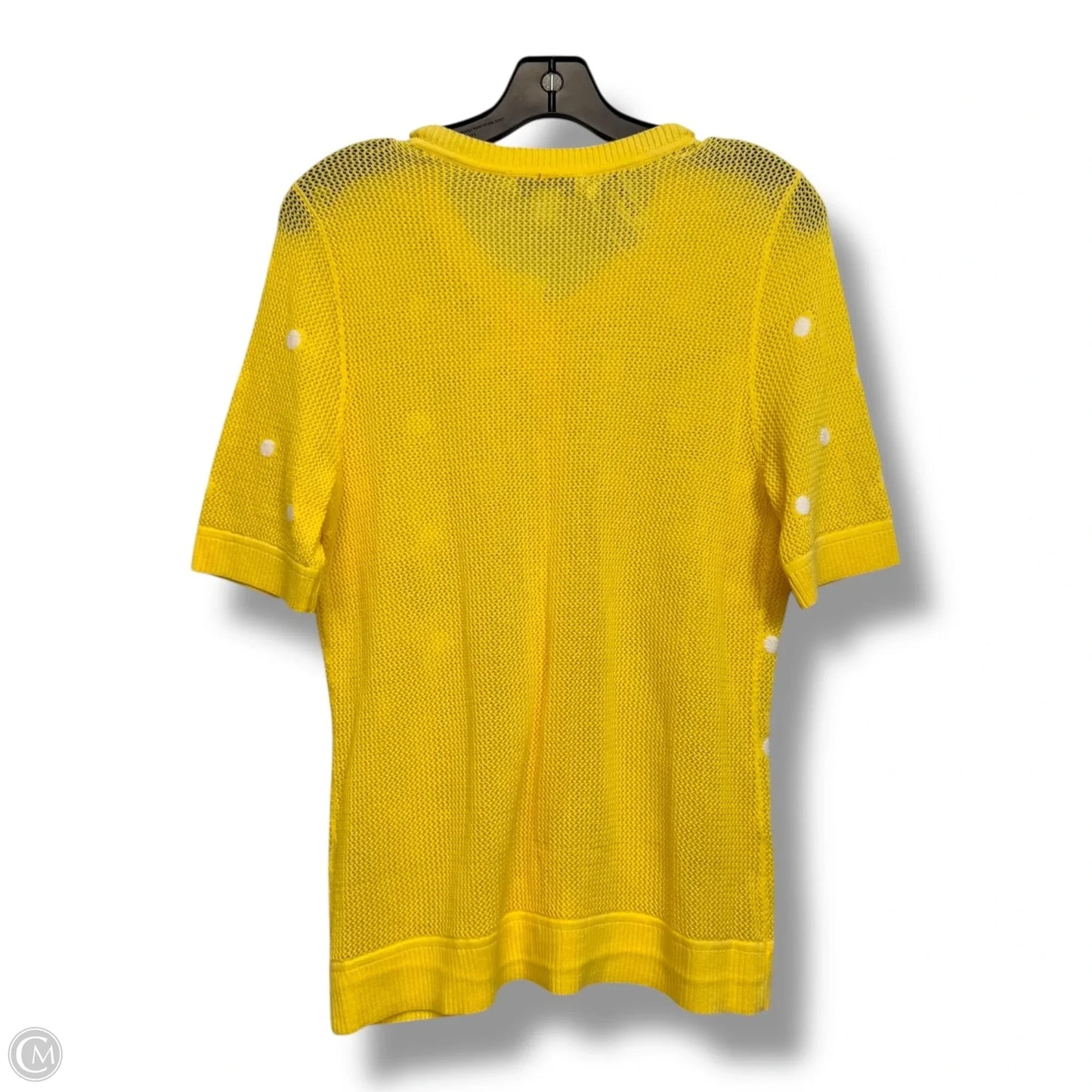 Cardigan By Christopher And Banks In Yellow, Size: M