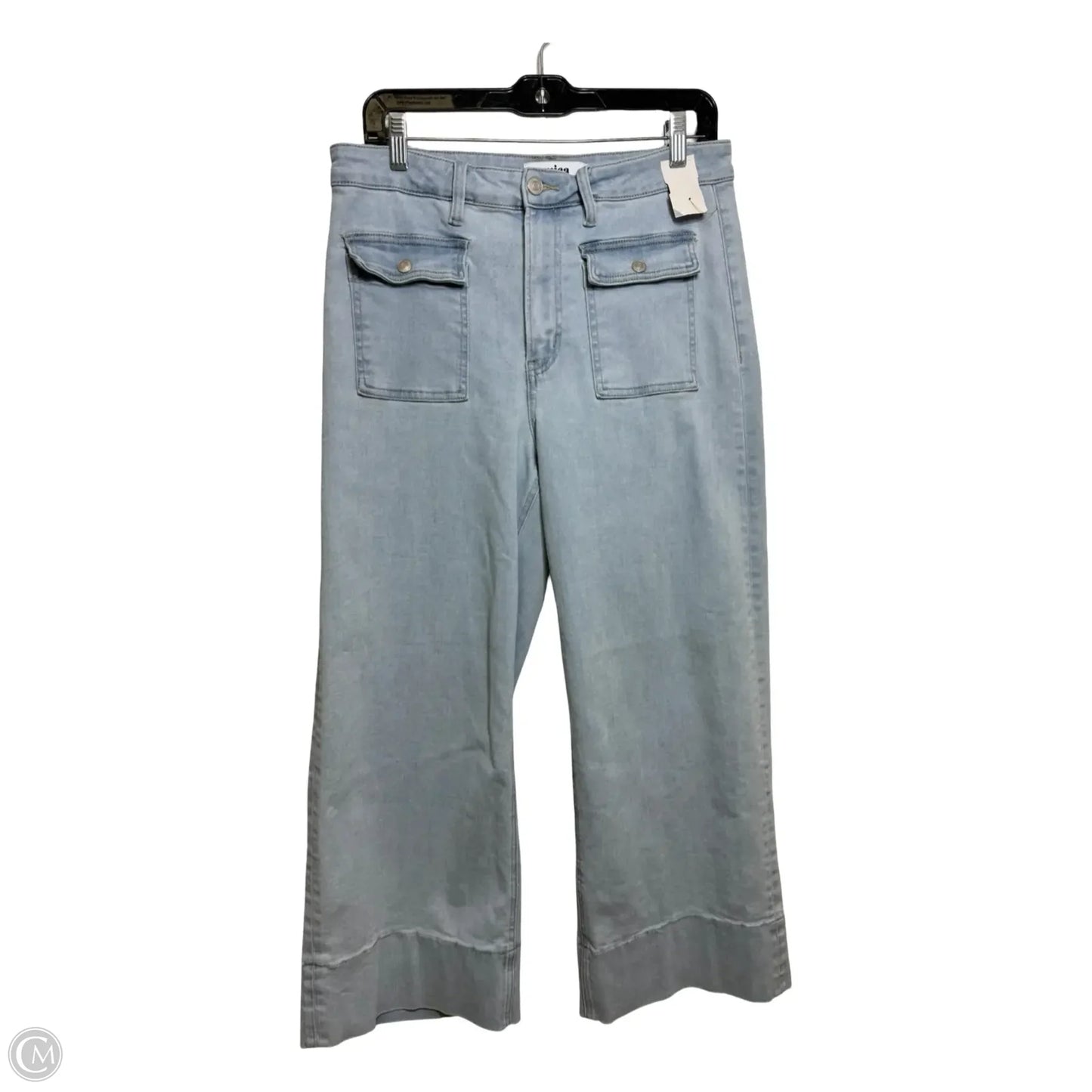 Jeans Wide Leg By Micas In Blue Denim, Size: 10