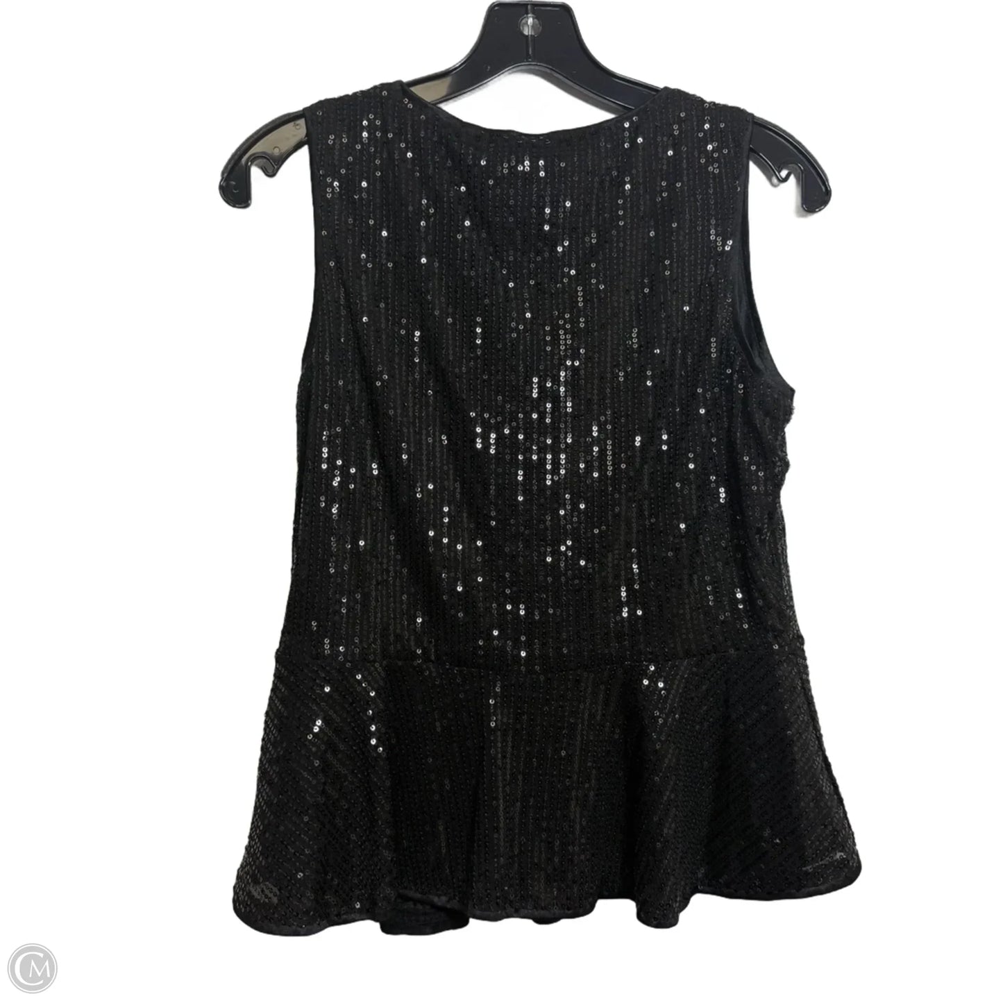 Top Sleeveless By Clothes Mentor In Black, Size: L
