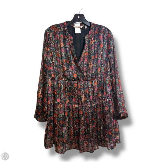 Tunic 3/4 Sleeve By Soft Surroundings In Floral Print, Size: S