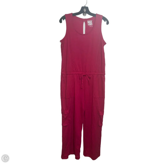 Jumpsuit By Muk Luks In Pink, Size: M