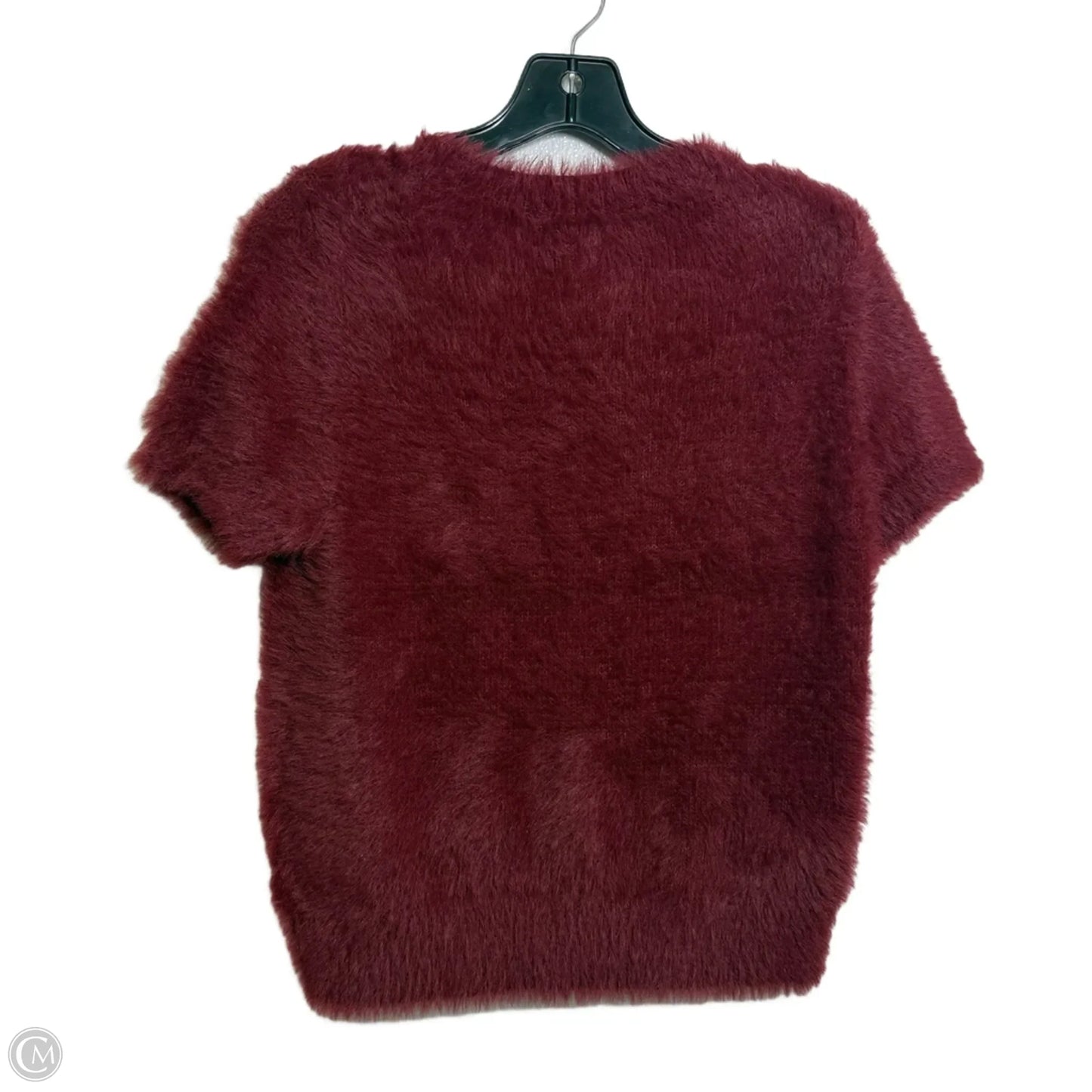 Top Short Sleeve By A New Day In Maroon, Size: S