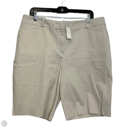 Shorts By Talbots In Tan, Size: 14