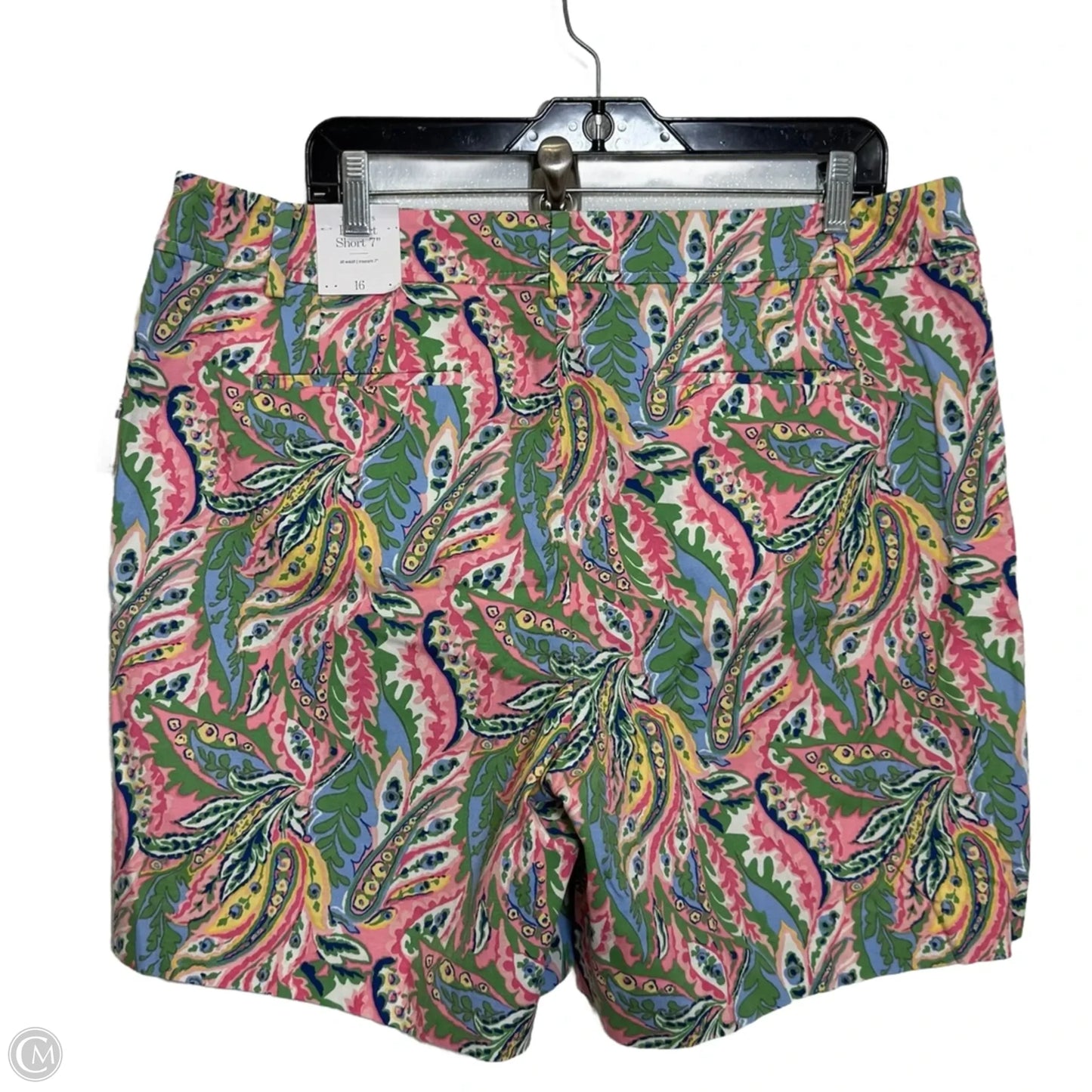 Shorts By Talbots In Paisley Print, Size: 16