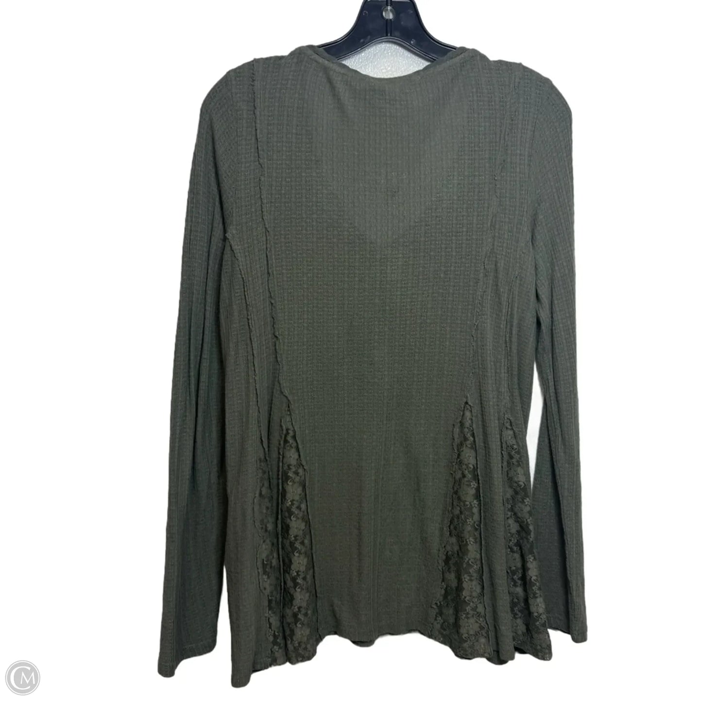 Top Long Sleeve By Lucky Brand In Green, Size: S