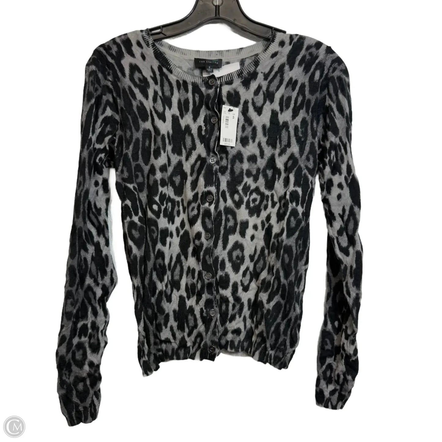 Cardigan By Clothes Mentor In Leopard Print, Size: S
