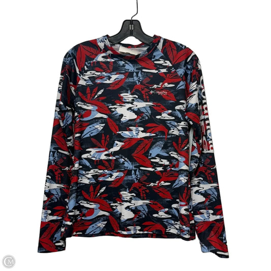 Top Long Sleeve By Columbia In Multi-colored, Size: M