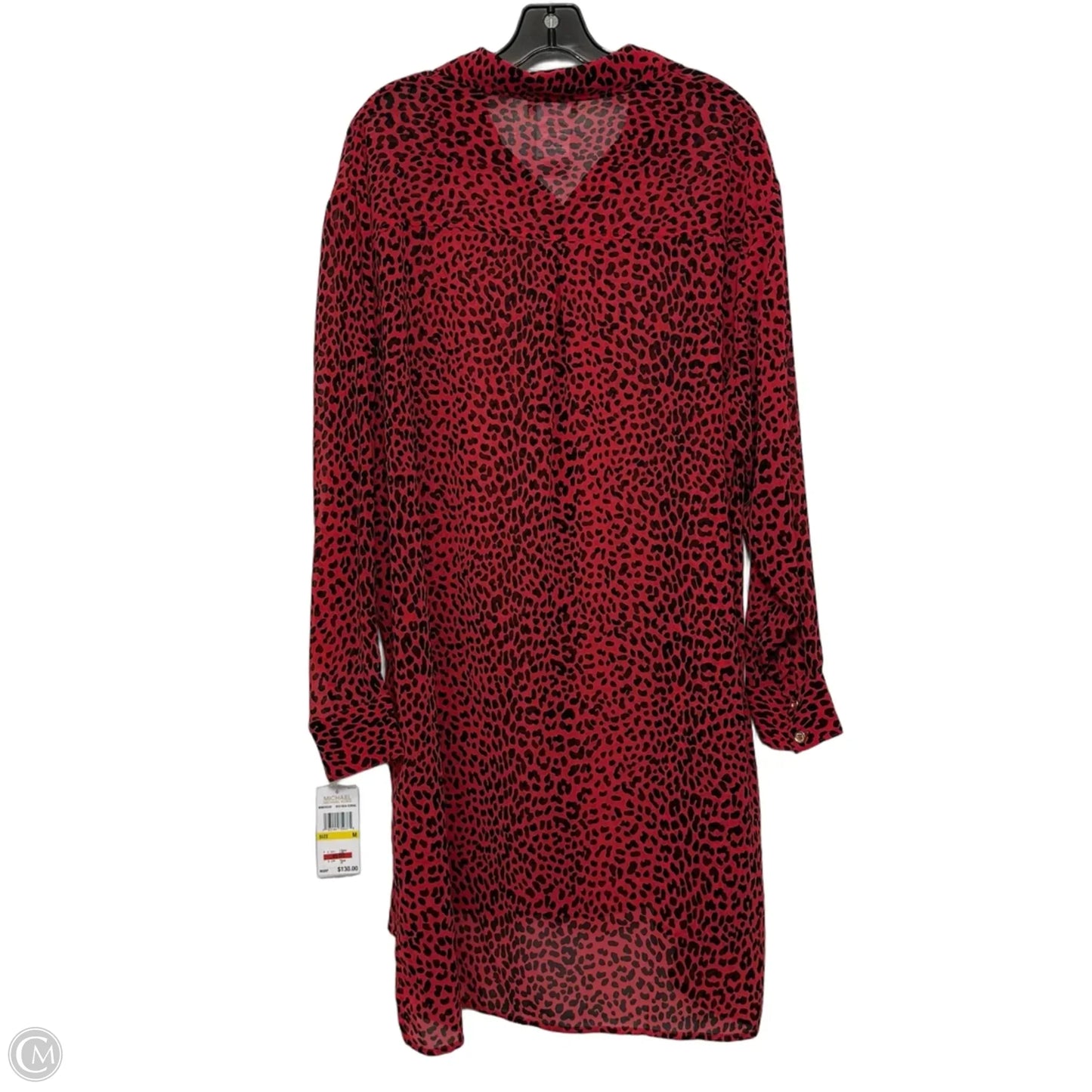 Dress Casual Short By Michael By Michael Kors In Leopard Print, Size: M