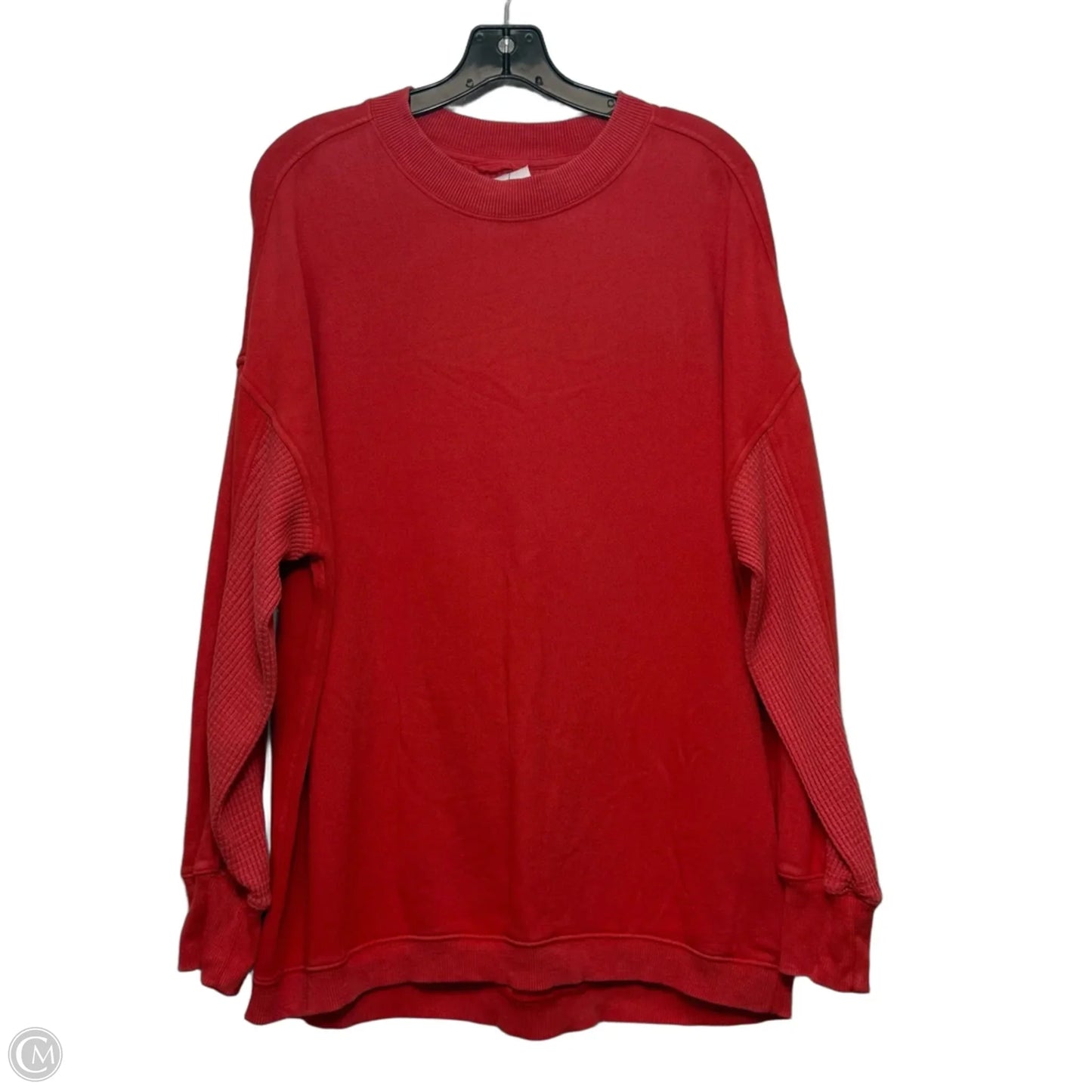 Top Long Sleeve By Aerie In Orange, Size: S