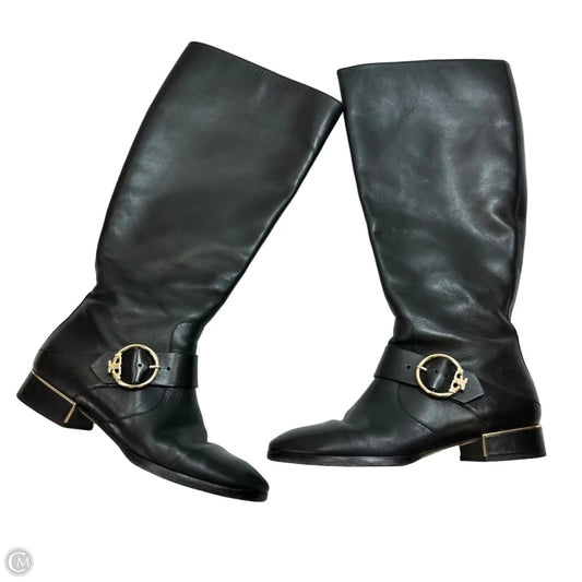 Boots Designer By Tory Burch In Black, Size: 9