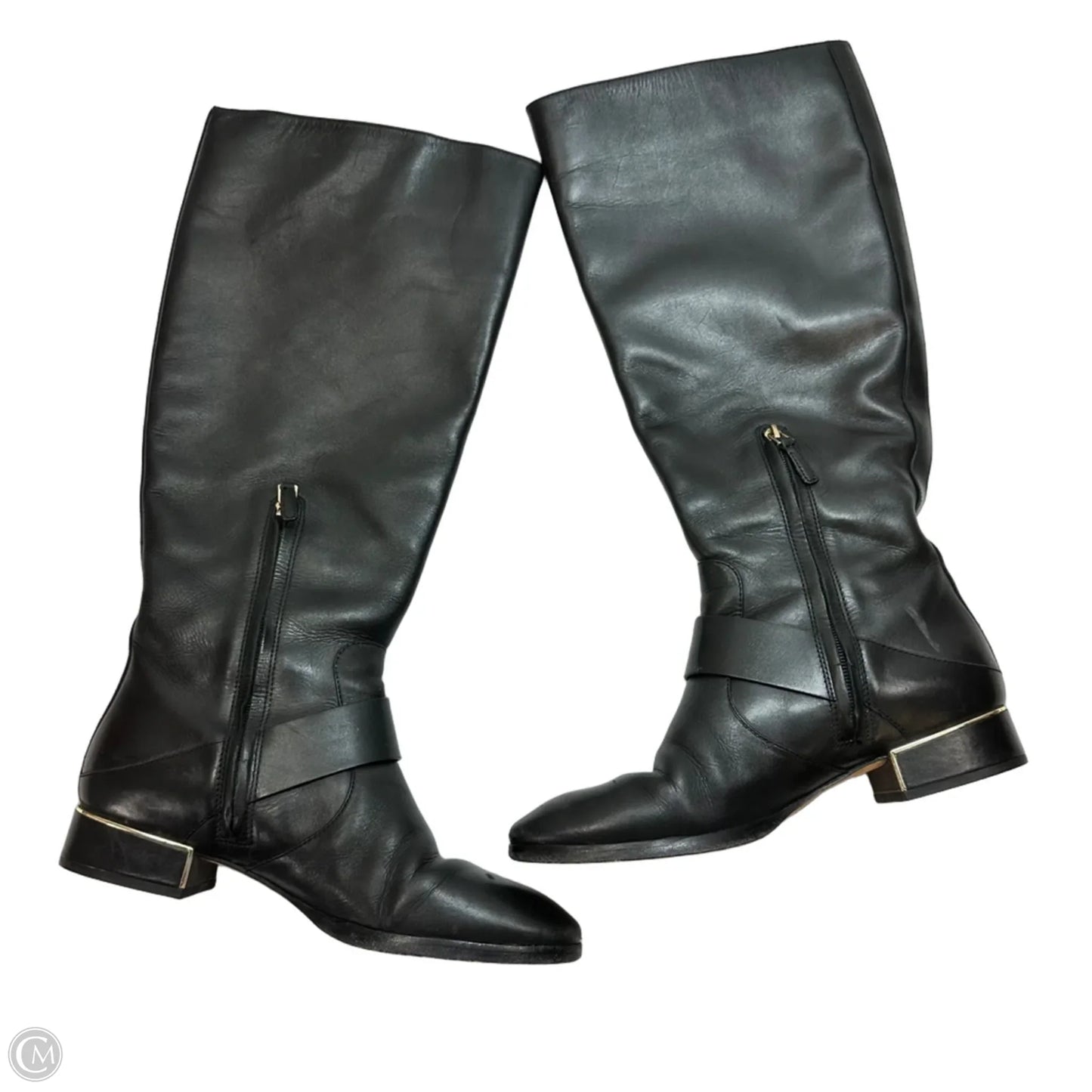 Boots Designer By Tory Burch In Black, Size: 9