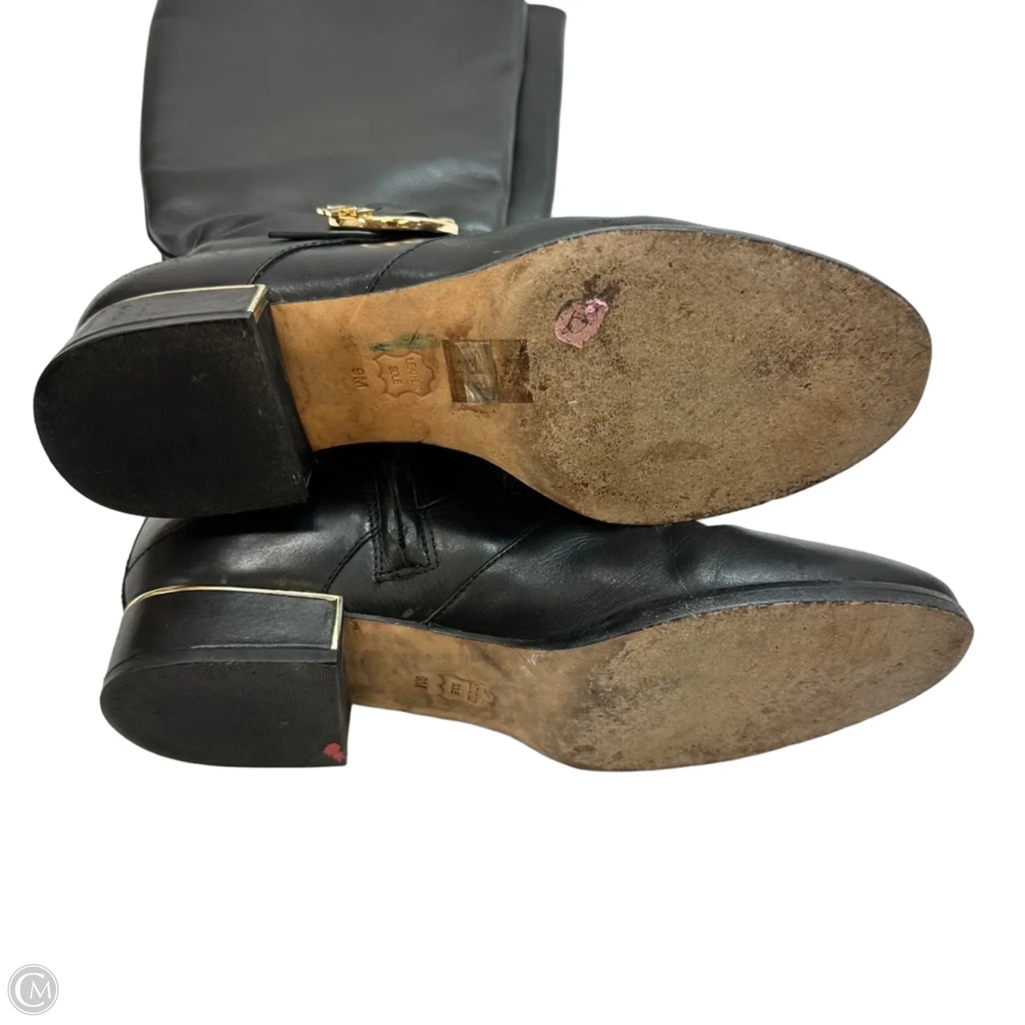 Boots Designer By Tory Burch In Black, Size: 9