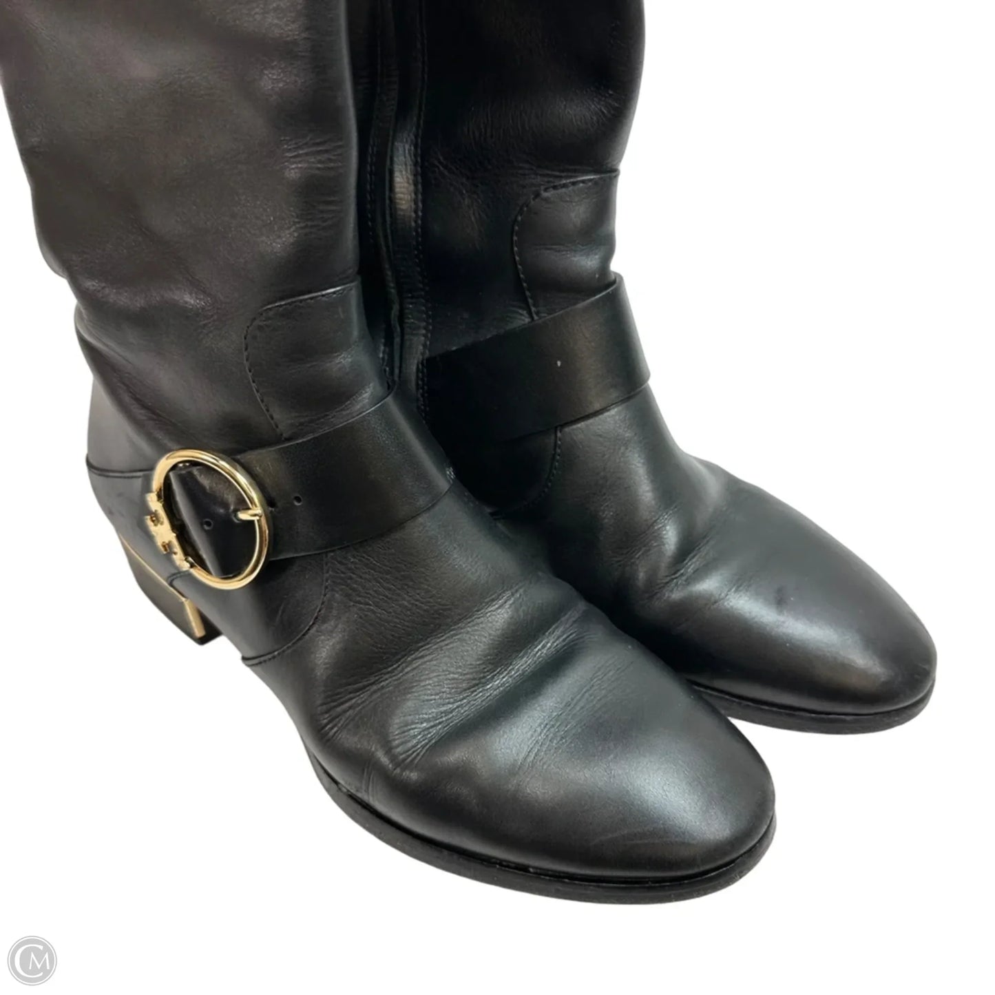 Boots Designer By Tory Burch In Black, Size: 9