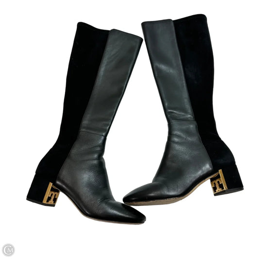 Boots Designer By Tory Burch In Black, Size: 9