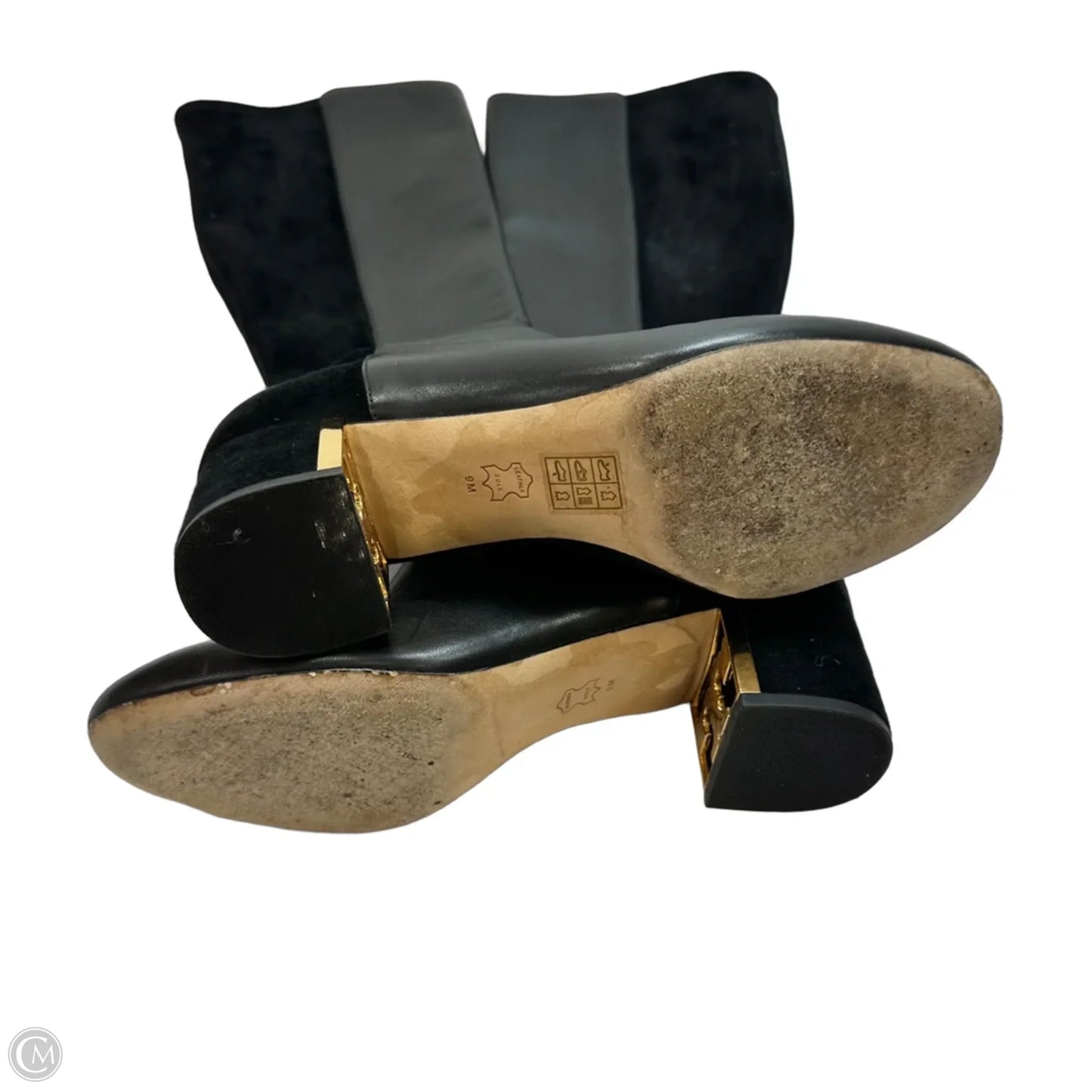 Boots Designer By Tory Burch In Black, Size: 9